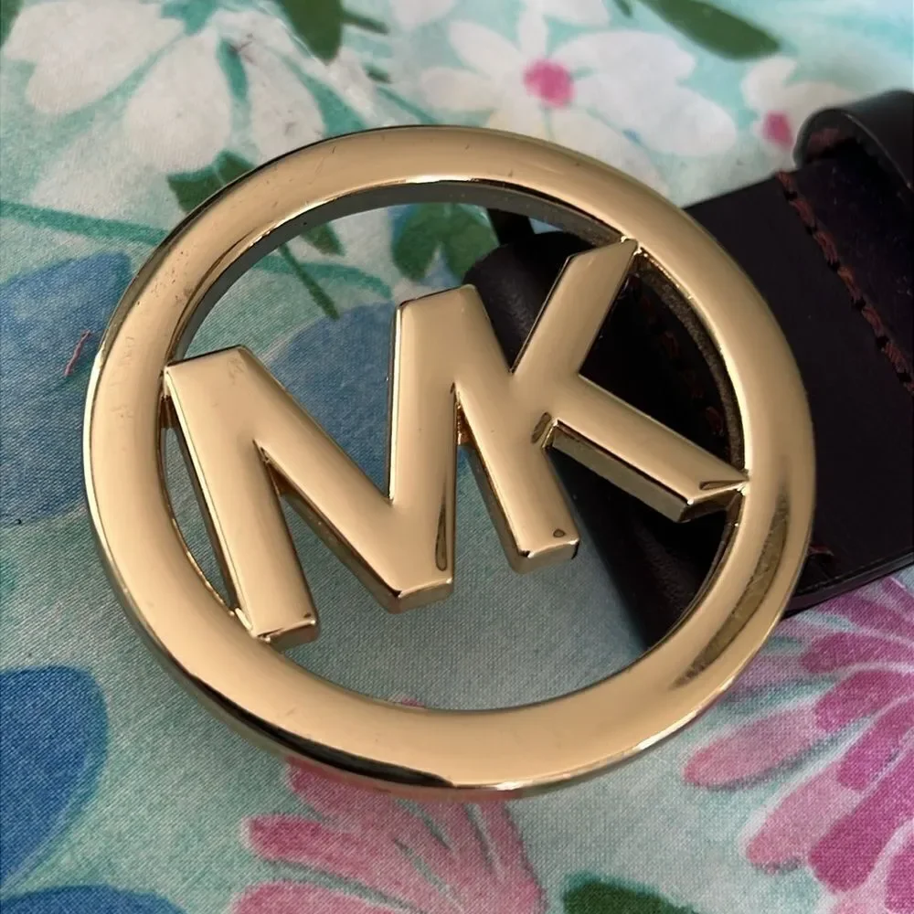 Michael Michael Kors - Signature Logo Monogram Belt - S